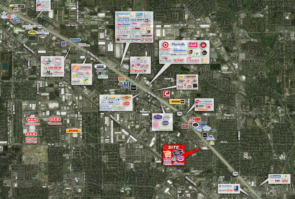 Northwest Freeway Shopping Center – Smithco Development